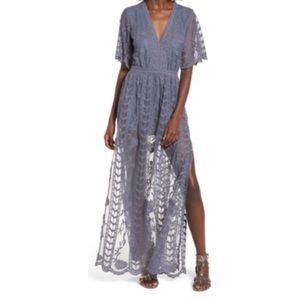 Socialite Lace Overlay Romper